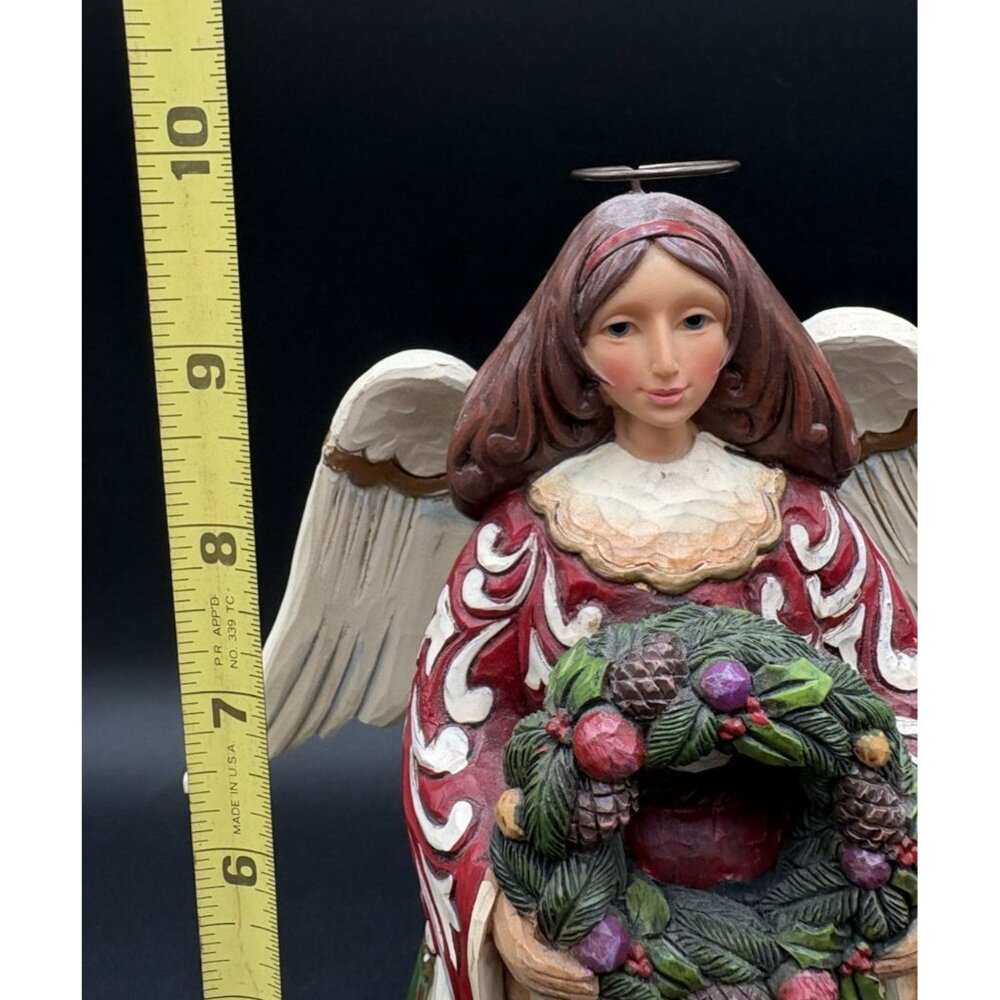 Jim Shore Enesco 10.25” Angel Prepare for Christmas Joy 2012 Collector 4027719 - Picture 5 of 9